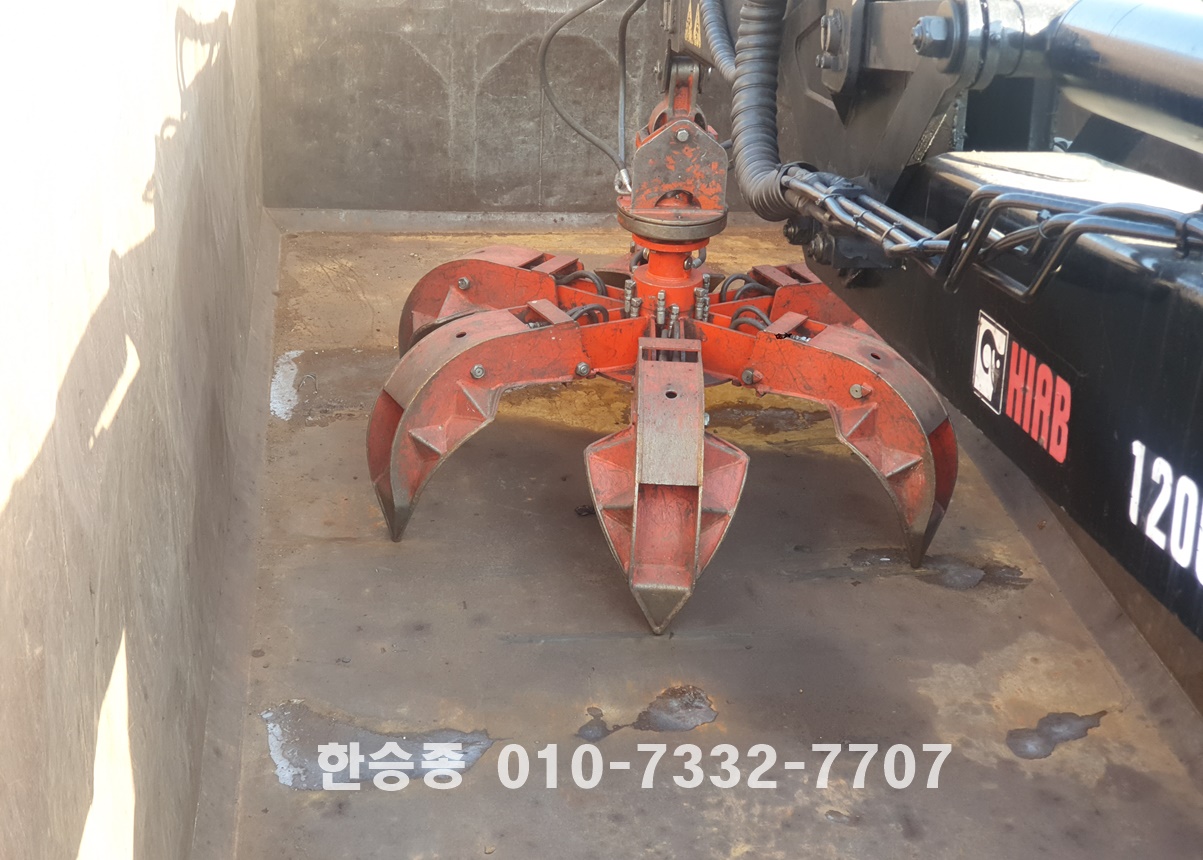 볼보5톤 집게차 상세 이미지